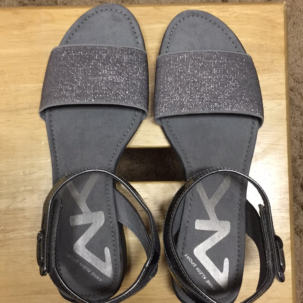 Anne Klein Sport Gray sandals 8.5